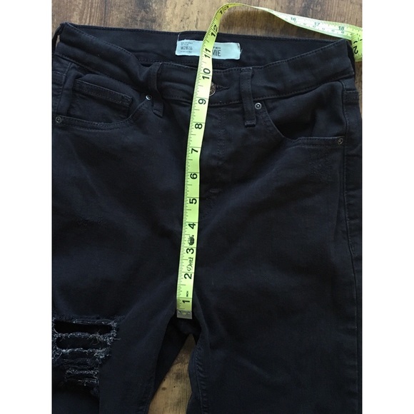 Topshop Distressed Moto Jamie Jeans - Picture 5 of 7